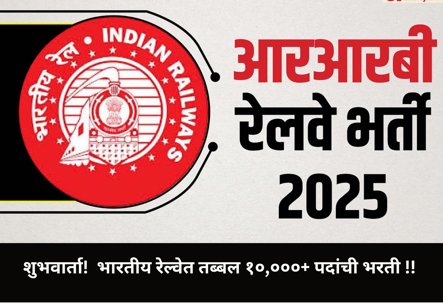  Indian Railway Mega Bharti – 10,000+ Jobs!