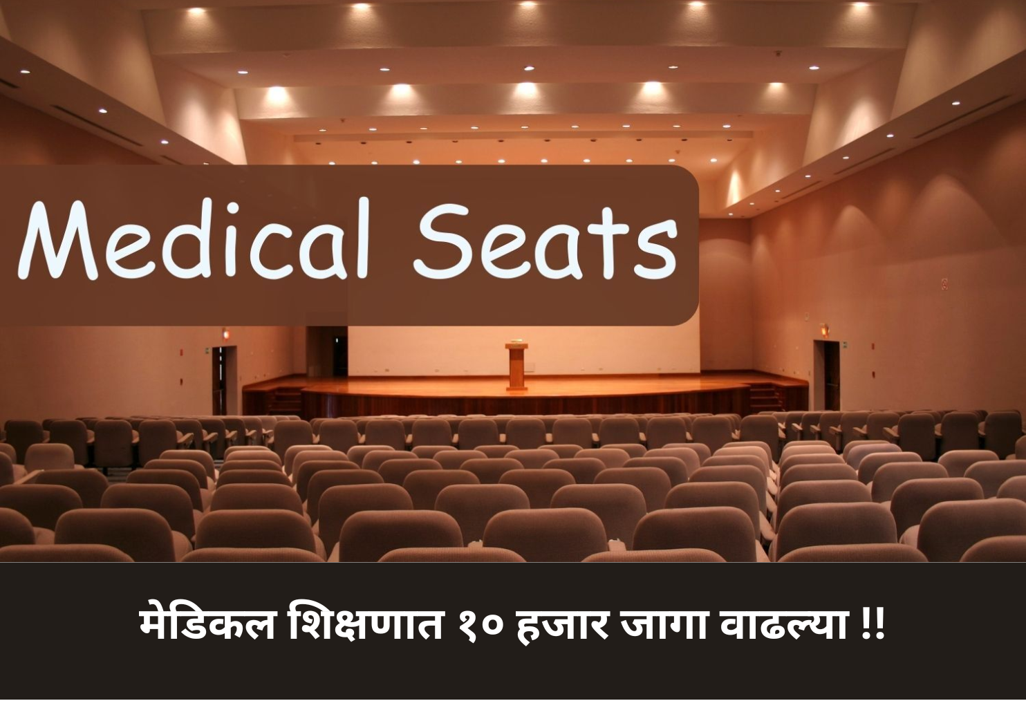 10,000 Medical Seats Added!