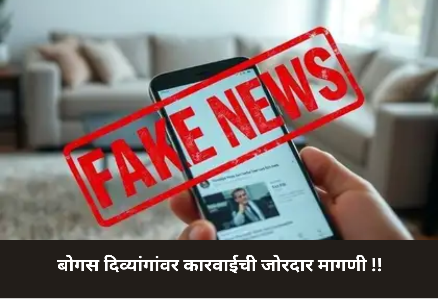Strict Action Demanded Against Fake Divyangs!