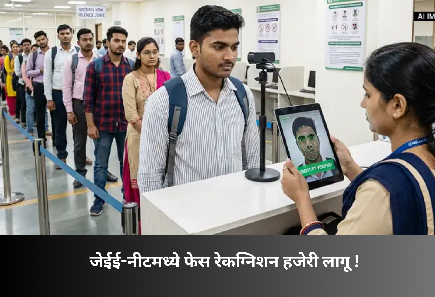 Face Recognition Attendance for JEE-NEET!