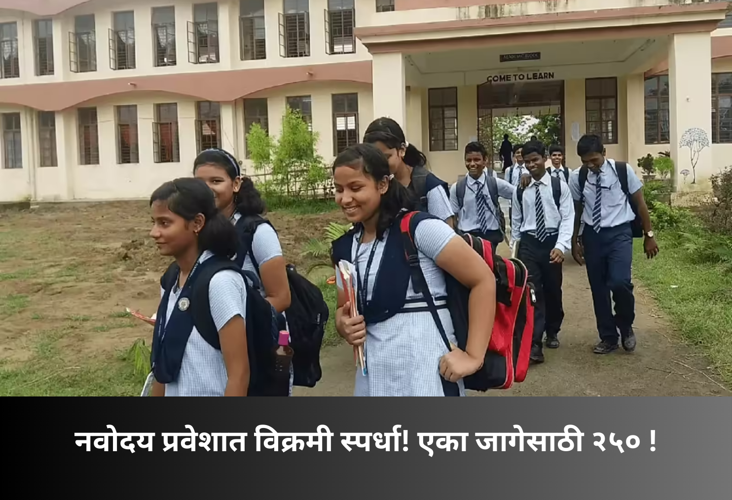 Record Navodaya Rush: 250 Students Per Seat!