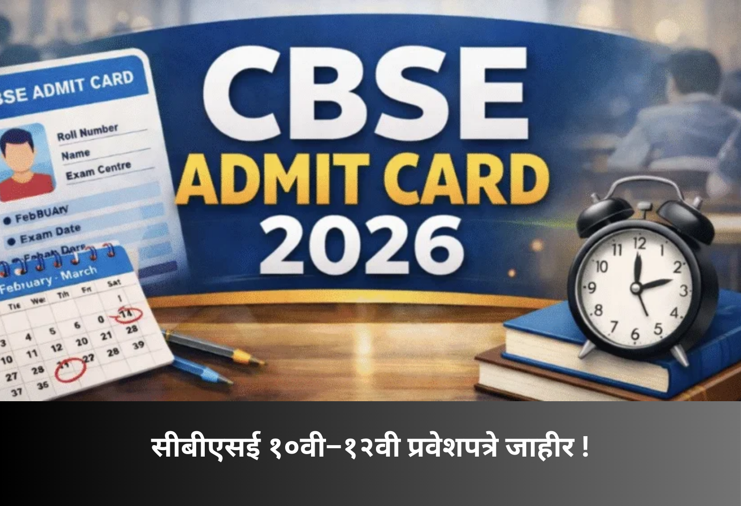 CBSE Class 10, 12 Admit Cards Released!