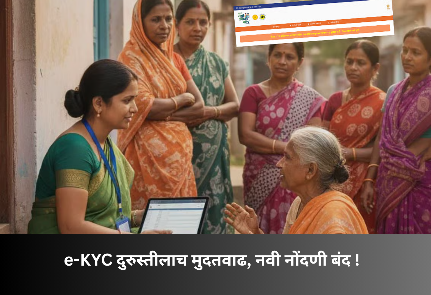 e-KYC Correction Only; Fresh Registrations Closed!