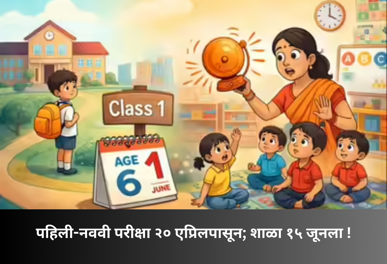 Class 1–9 Exams From April 20; Schools June 15!