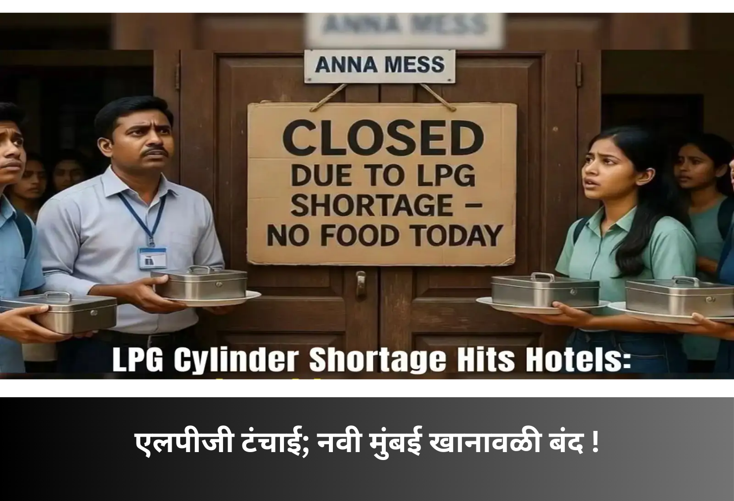 LPG Shortage Hits Navi Mumbai Messes!