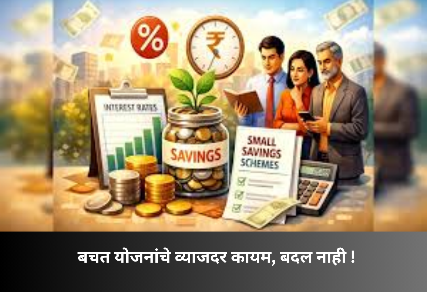 Small Savings Interest Rates Remain Unchanged!